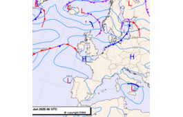 Previsioni meteo per mercoledì 18, giovedì 19, venerdì 20 (giugno)