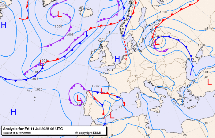 Previsioni meteo per venerdì 11, sabato 12, domenica 13 (luglio)