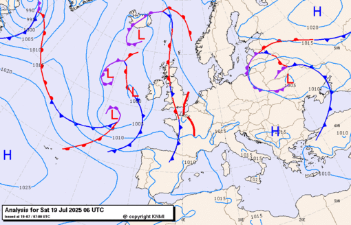 Previsioni meteo per sabato 19, domenica 20, lunedì 21 (luglio)