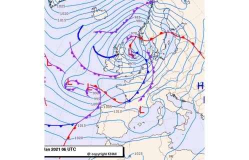 Previsioni meteo per giovedì 21, venerdì 22, sabato 23 (gennaio)