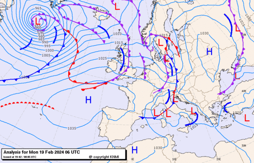 Previsioni meteo per lunedì 19, martedì 20, mercoledì 21 (febbraio)