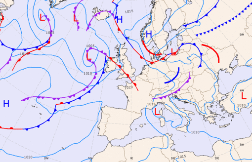 Previsioni meteo per giovedì 17, venerdì 18, sabato 19 (luglio)