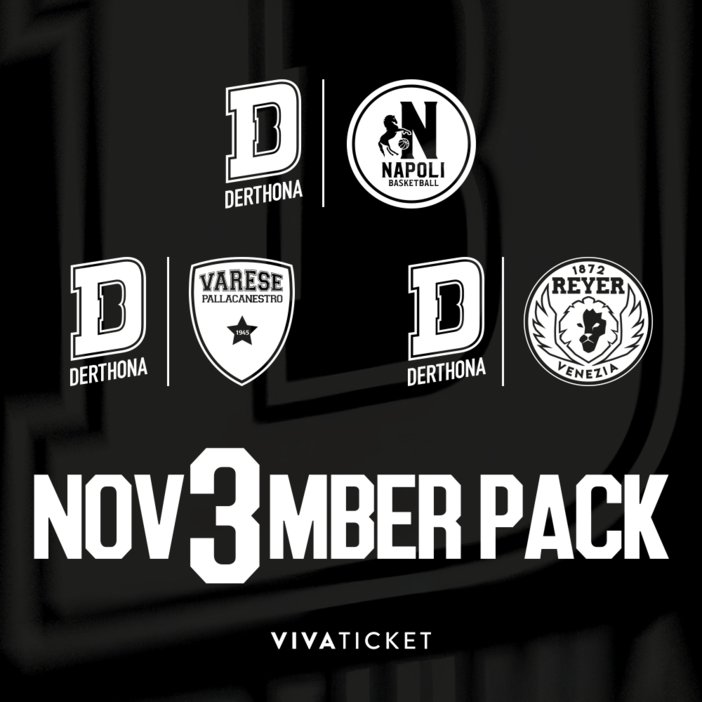 Nov3mber pack Bertram Tortona, il pacchetto scontato di biglietti per le tre gare casalinghe contro Napoli, Varese e Venezia Nov3mber pack Bertram Tortona, il pacchetto scontato di biglietti per le tre gare casalinghe contro Napoli, Varese e Venezia