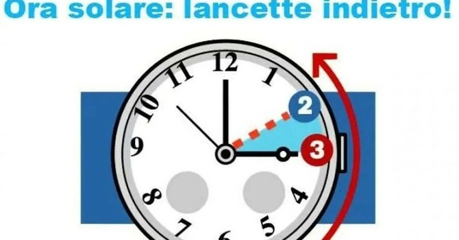 Lancette indietro nel fine settimana: torna l'ora solare