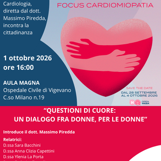 "Giornata del Cuore": Dal 28 settembre al 4 ottobre visite ed esami negli ospedali con il bollino rosa "Giornata del Cuore": Dal 28 settembre al 4 ottobre visite ed esami negli ospedali con il bollino rosa