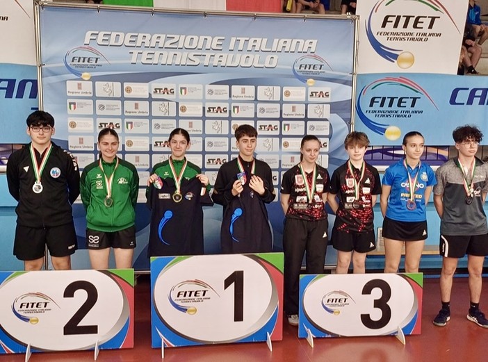 Tennistavolo: campionati italiani giovanili, Gabriel Deleraico è secondo nel doppio misto U15