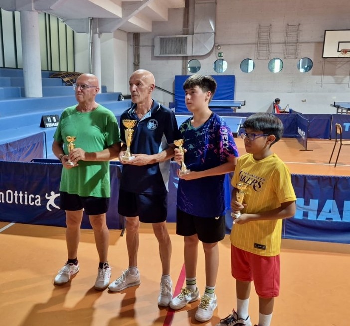 Tennistavolo, torneo “Amici Pievesi”, nel singolo promozionale trionfa Fabio Sigurtà. Terzo Davide Bonacasa
