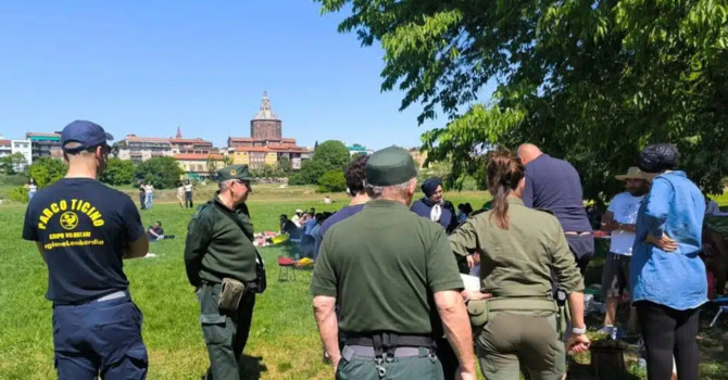 Controlli sulle spiagge lungo il Ticino: da Pavia a Turbigo, poche multe e zero rifiuti