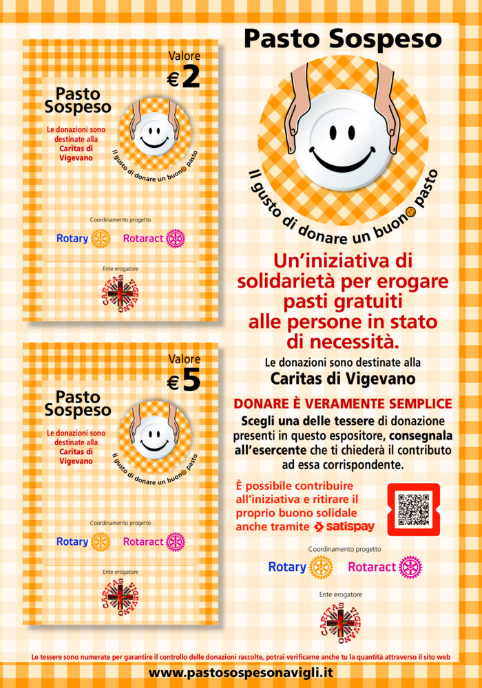 Al via “Pasto Sospeso Navigli”: rete solidale tra esercizi commerciali di Vigevano, Abbiategrasso e Lomellina