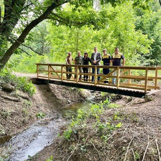 Parco del Ticino: termina la nuova passerella sul torrente Torrone nel comune di Pavia