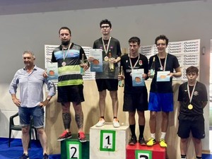 Tennistavolo: torneo Over 2, Filippo Cantella è sul gradino più alto del podio