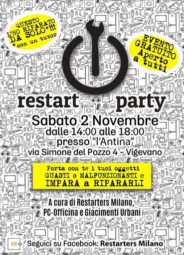 Vigevano: in arrivo il primo "Restart Party" Vigevano: in arrivo il primo "Restart Party"