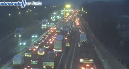 La situazione vista dalle telecamere di Autostrade per l'Italia La situazione vista dalle telecamere di Autostrade per l'Italia