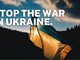 Solidarietà al popolo ucraino: a Trecate il palazzo comunale si illumina di blu e giallo
