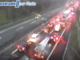 Le auto in coda viste dalle telecamere di Autostrade per l'Italia Le auto in coda viste dalle telecamere di Autostrade per l'Italia