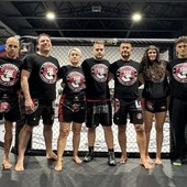 Da sinistra: Tommaso Gallo, Francesco Trapani, Katiuscia Candian, Andrea Terraneo, Alessandro Candian, Michelle Meneghello e Alessandro Bertolini.