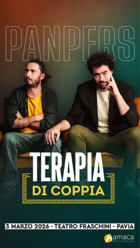 Teatro, I Panpers al Teatro Fraschini con &quot;Terapia di coppia&quot;