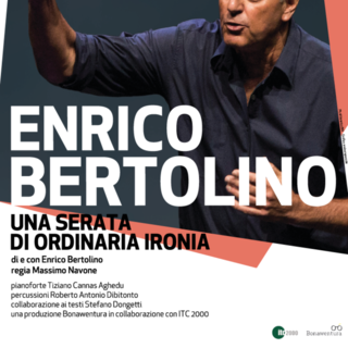 Teatro, Enrico Bertolino al Fraschini con lo spettacolo &quot;Una serata di ordinaria ironia&quot;