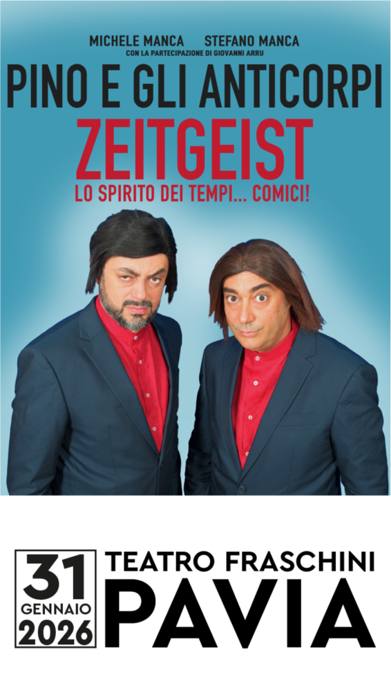 Teatro, Pino e gli Anticorpi con lo spettacolo "Zeitgeist" al Fraschini di Pavia Teatro, Pino e gli Anticorpi con lo spettacolo "Zeitgeist" al Fraschini di Pavia