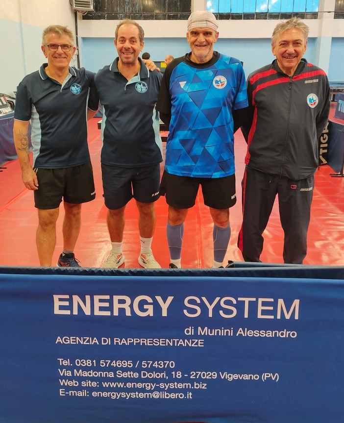 Tennistavolo: campionati a squadre, la O.Met (B1) vince e consolida il secondo posto