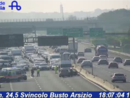 L'incidente visto dalle telecamere di Autostrade per l'Italia L'incidente visto dalle telecamere di Autostrade per l'Italia