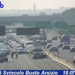 L'incidente visto dalle telecamere di Autostrade per l'Italia
