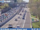Il traffico questo pomeriggio in A8 tra le uscite di Busto e Castellanza (foto Autostrade per l'Italia)