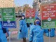 Milano: la protesta degli infermieri sotto al Pirellone