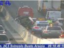 L'incidente visto dalle telecamere di Autostrade per l'Italia L'incidente visto dalle telecamere di Autostrade per l'Italia