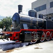 La locomotiva a vapore restaurata da Trenord