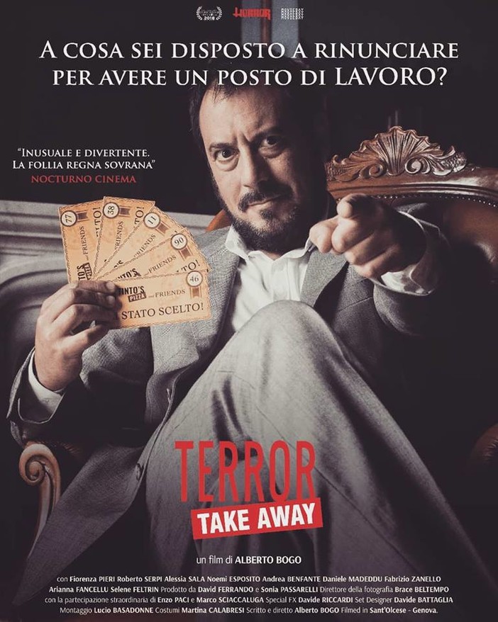 “Terror Take Away” La prima commedia dell'orrore italiana in realtà aumentata analogica