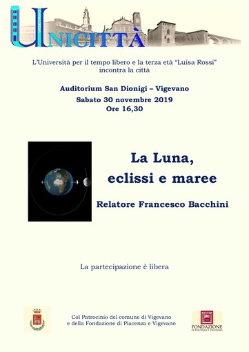 Unitre Vigevano, ciclo di conferenze Unicittà