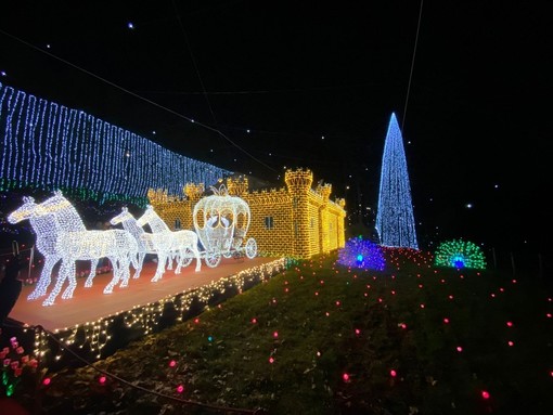 FOTO. Si alza il sipario sulle Lucine di Leggiuno: settecentomila led e una magia unica per un Natale spettacolare