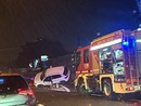 Auto si ribalta sulla superstrada di Malpensa: paura per tre persone