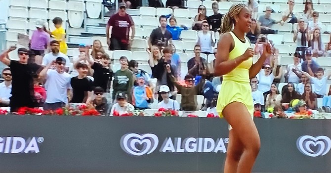 Tennis Wta 1000 Roma, la Grant vince il derby con la Pigato