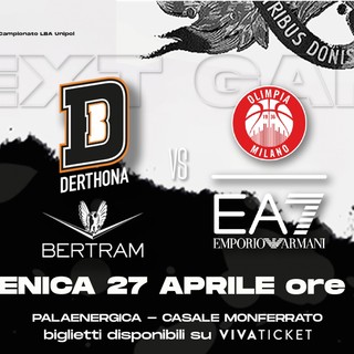 Basket serie A1, domani l’apertura della biglietteria per il big match casalingo della Bertram contro l’Olimpia Milano