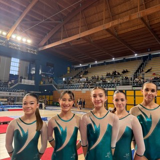 Ginnastica artistica, buoni risultati per le giovani della Costanza Massucchi Mortara a Treviglio