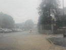 Fiumi d’acqua in via Sanvito oggi pomeriggio a Varese