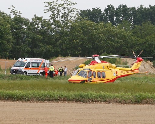 Ottobiano: cade sulla pista da motocross, ferito un 23enne tedesco