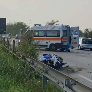 Boffalora Ticino: ancora un grave incidente alla Magnana, motociclista elitrasportato in ospedale
