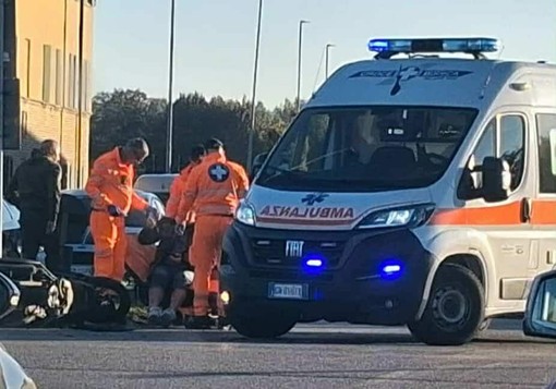 Magenta: incidente all’incrocio semaforico per Pontevecchio, un ferito
