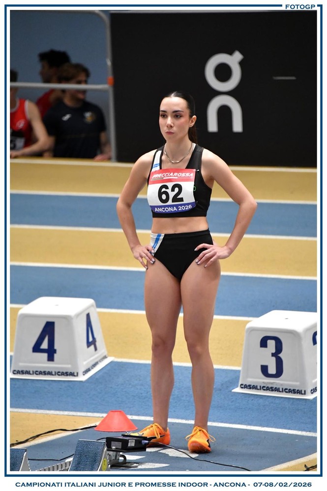 Atletica Vigevano, Beatrice Visconti molto bene agli Italiani indoor promesse