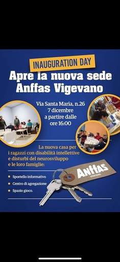 Vigevano, inaugurazione della nuova sede dell’Anffas Vigevano Vigevano, inaugurazione della nuova sede dell’Anffas Vigevano