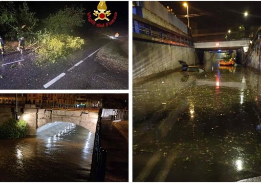 Maltempo, 160 interventi dei Vigili del fuoco in Lombardia