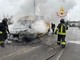 Garlasco: furgone divorato dalle fiamme, intervengono i Vigili del fuoco