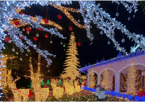 A Melegnano la casa di Babbo Natale più luminosa: andate a vederla