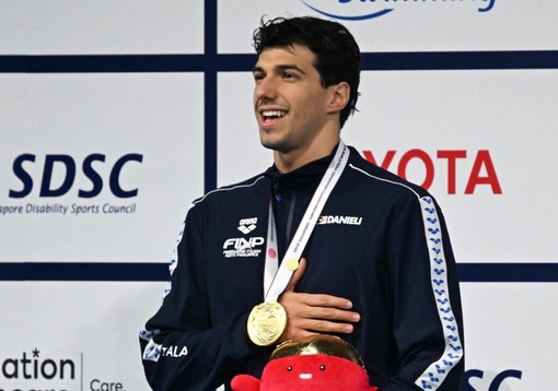 Mondiali nuoto paralimpico a Singapore: &quot;Cannibale&quot; Barlaam a 3 ori, due argenti per Amodeo