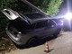 Corbetta: auto contro il palo sulla strada per Battuello Corbetta: auto contro il palo sulla strada per Battuello