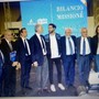 DA SX: Gen. Parrinello, Pagliara, Mornati,  Malagò, Tamberi, Pres. Giomi, Campari,  Fraccaroli, Salis