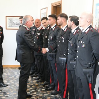 Pavia, il comandante della Legione carabinieri “Lombardia” in visita di commiato al comando provinciale